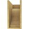Ekena Millwork 9"W x 18"D x 18"H Classic Van Buren Rough Cedar Woodgrain TimberThane Corbel, Primed Tan CORUR09X18X18VANRCPR - alternate 3